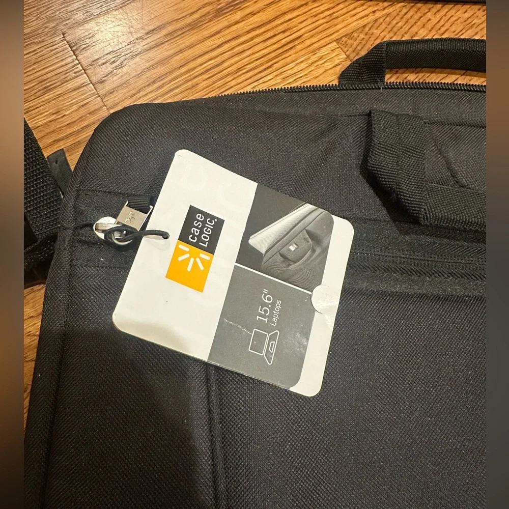 Black Laptop Bag with Shoulder Strap Brand New Discount